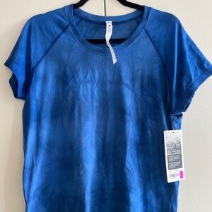 LULULEMON SWIFTLY TECH 2.0 RACE TEE  MARBLE DYE